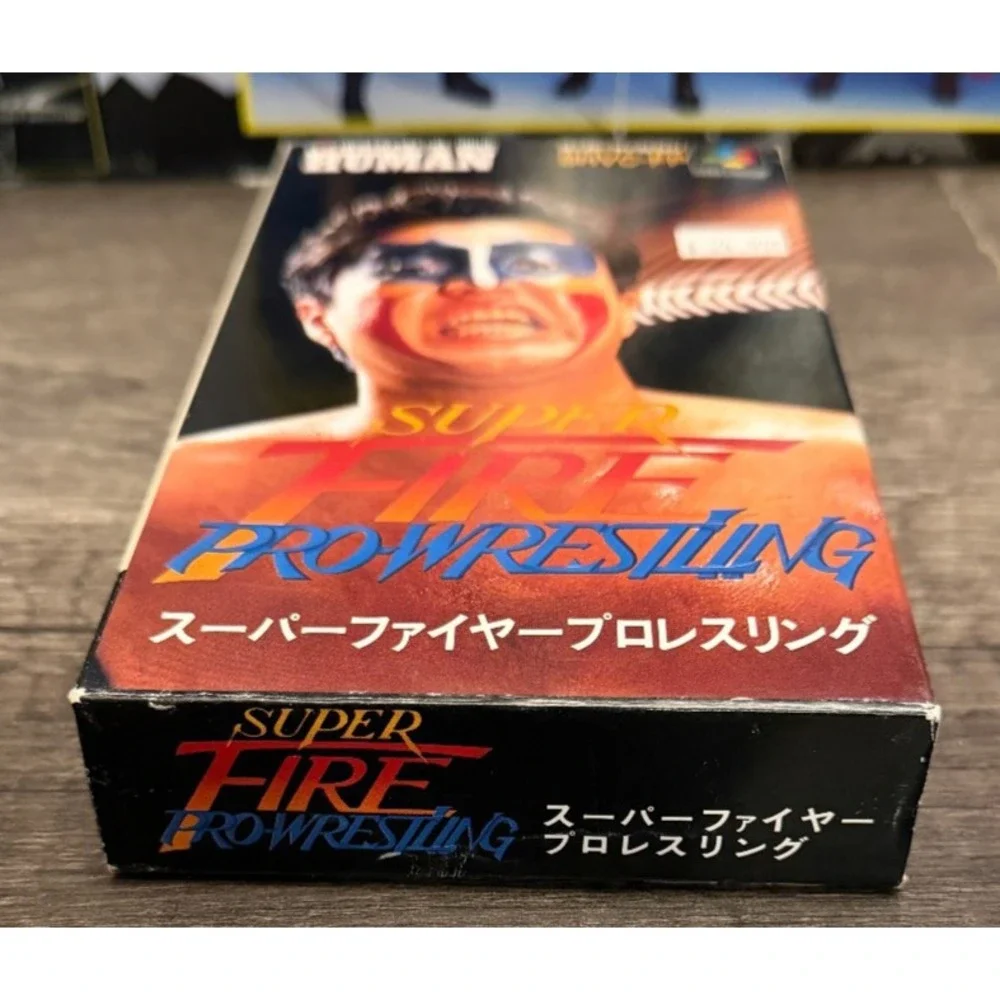 Super Fire Pro Wrestling Nintendo Super Famicom SFC CIB Human SHVC-FP Japan